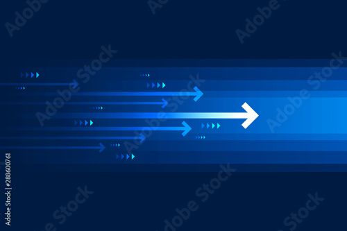 Light arrow speed, communication abstract background, business concept.