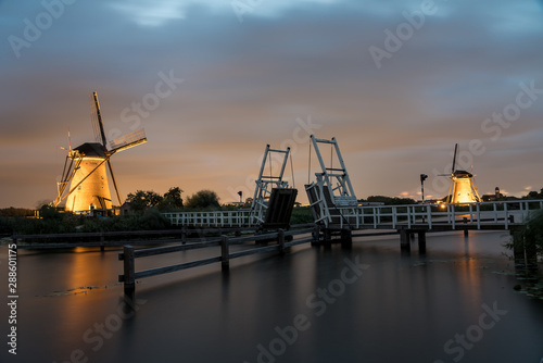 Kinderdijk in holland