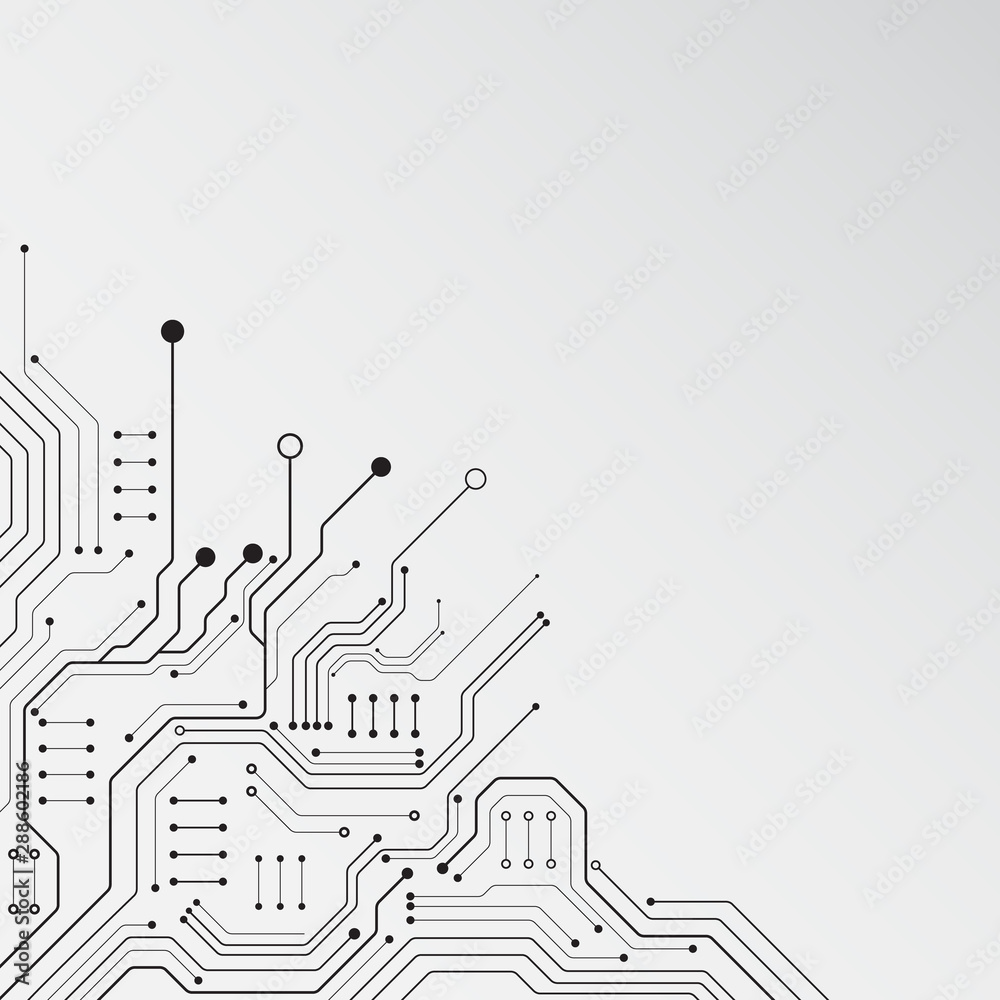 Obraz premium High tech technology geometric