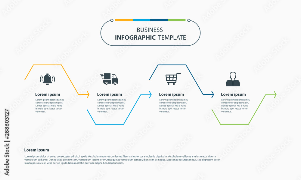 Set Colorful business infographic element design template Set Colorful business infographic element design template