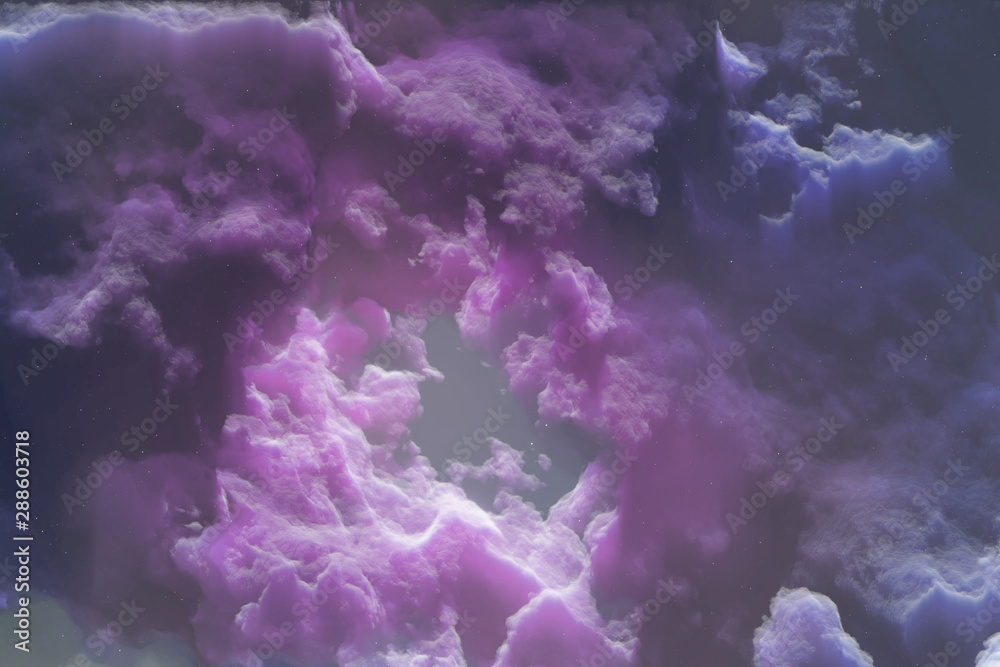 Space Nebula lilac