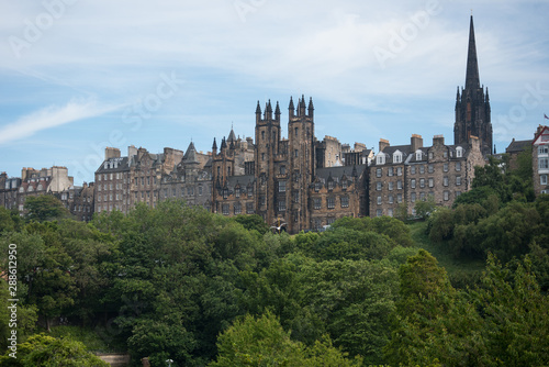 Old city of Edinburgh  Scotland