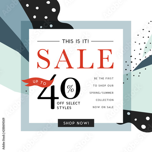 Vector design for sale web banners, posters.