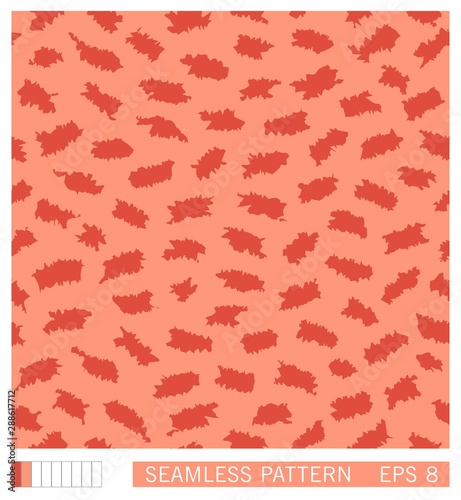 Seamless pattern. Random splinters with a grunge jagged edges. Vector texture.
