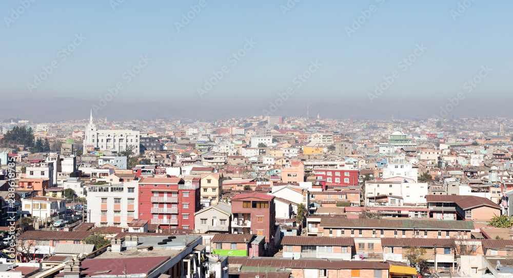 Aerial view of Antananarivo
