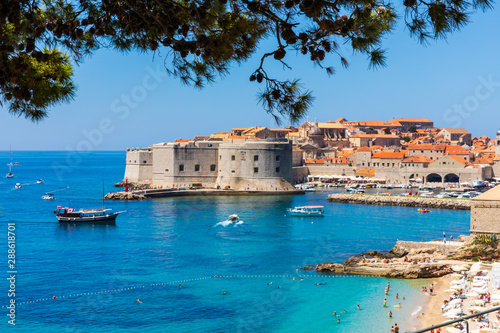 Fototapeta Naklejka Na Ścianę i Meble -  View of Dubrovnik Old Town