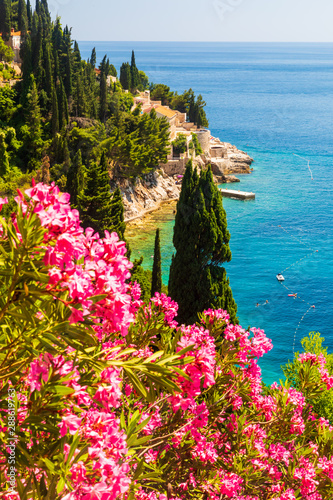 Fototapeta Naklejka Na Ścianę i Meble -  View of stunning Sveti Jakov beach in Dubrovnik, Croatia
