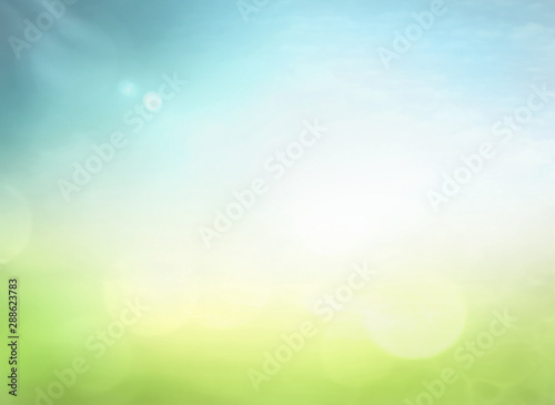 World environment day concept: Abstract blurred nature background