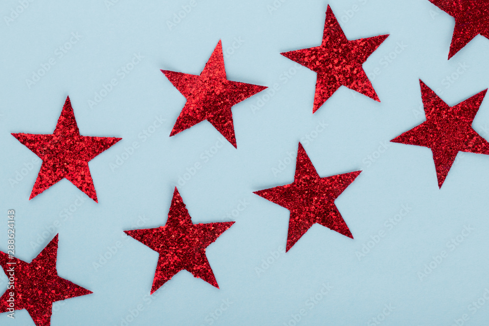 Christmas Background with Shining Stars. Christmas Background with Shining Stars.