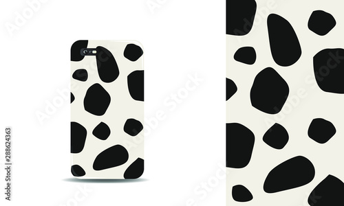 abstract phone case design template