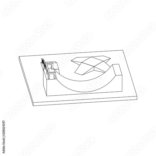 Skate Park Isometric Line