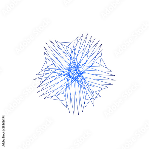 Abstract geometric shapes o...