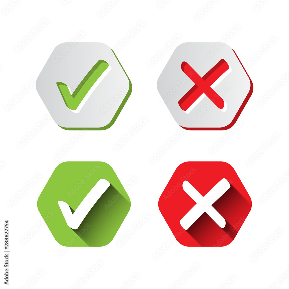 Check mark stickers style brush Check mark stickers style brush