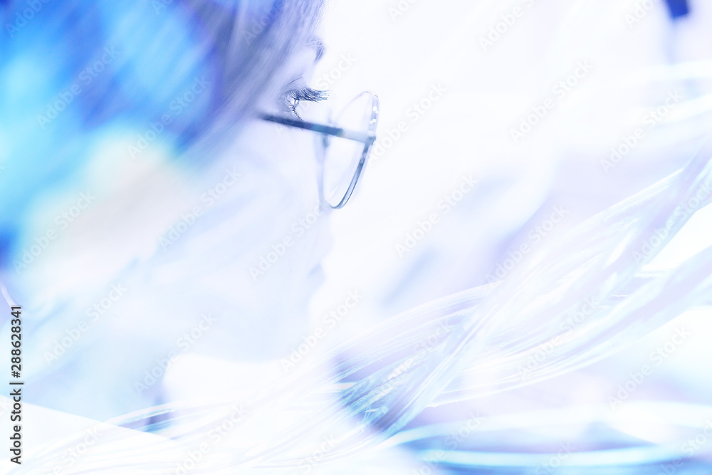 Obraz premium cosmetic surgery background blurred / concept modern surgical clinic, beauty medicine, blurred background design