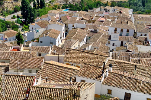 Ville de Velez Blanco. Espagne. Vue qérienne. photo