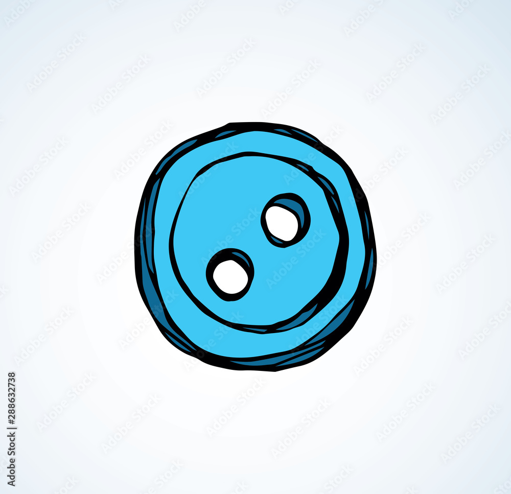 Fototapeta premium Button. Vector drawing