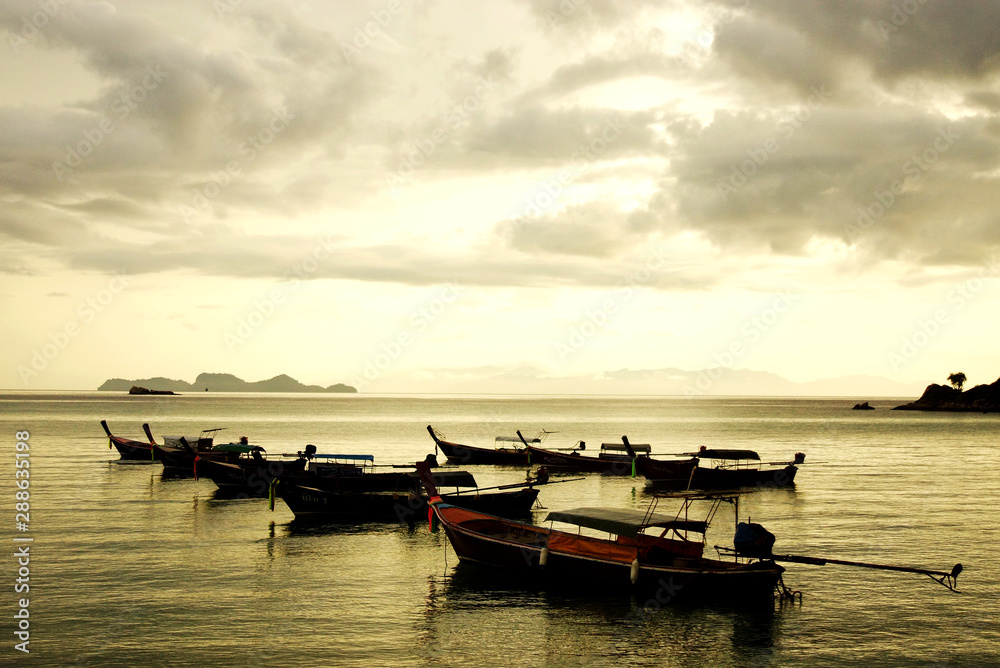boats at sunset boats at sunset