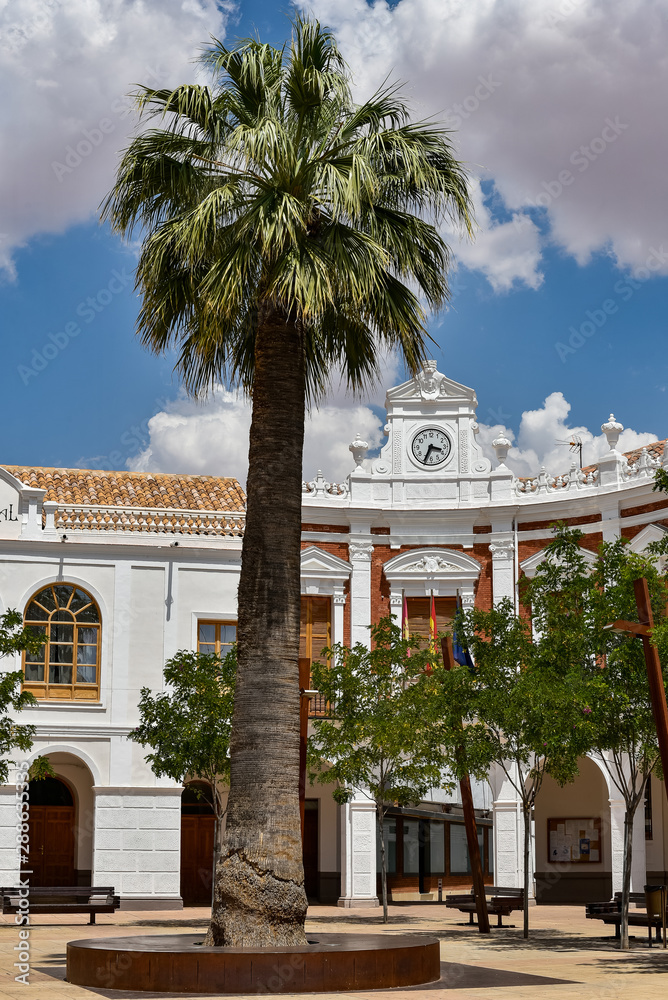 Manzanares town hall square in Ciudad Real