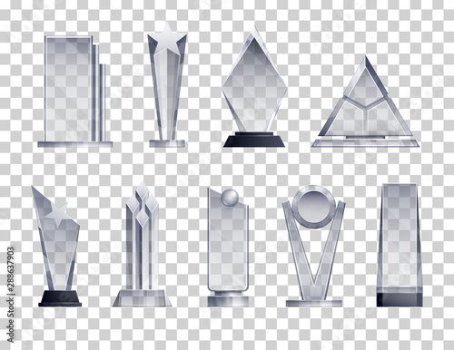 Trophies Transparent Set