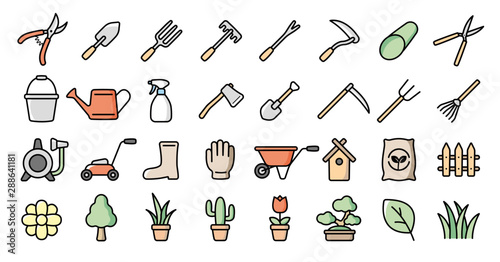 Gardening Icon Set