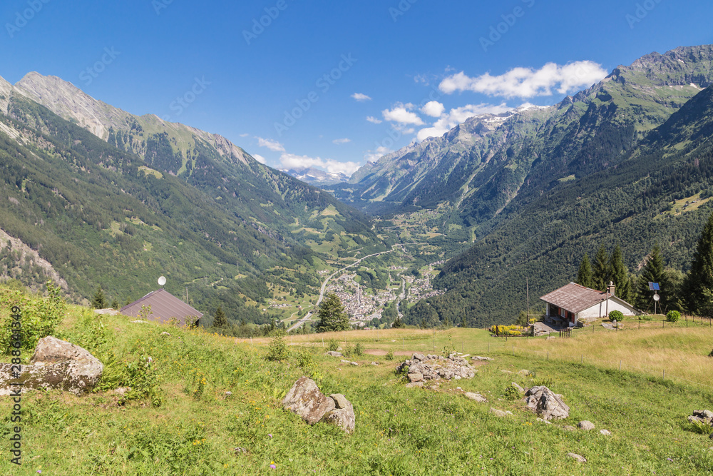 Summer day in the mountain
