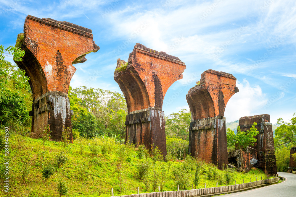 Ruins of Long-teng Bridge, Miaoli County, Taiwan