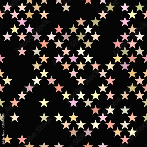 Seamless abstract star pattern - vector background design