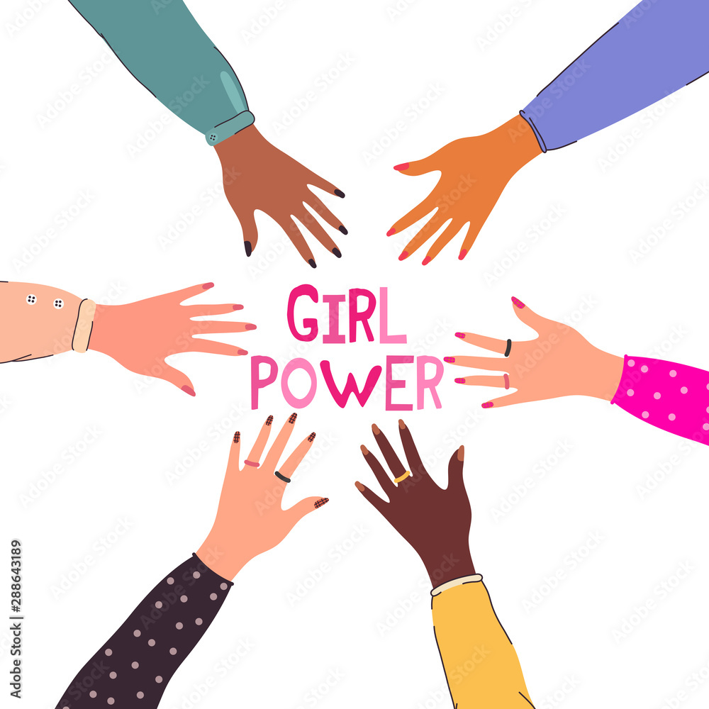 Free Vector  Woman power background