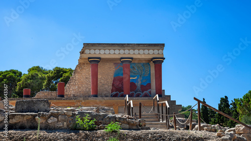 Palazzo di Cnosso a Heraklion, Creta, Grecia