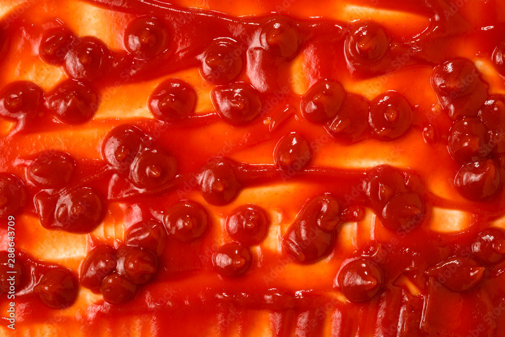 Red sauce splashes as background. Red sauce splashes as background.