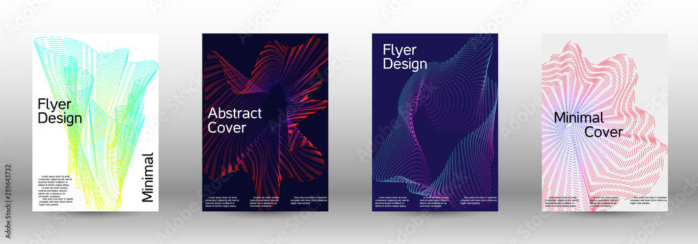 Cover design template set Cover design template set