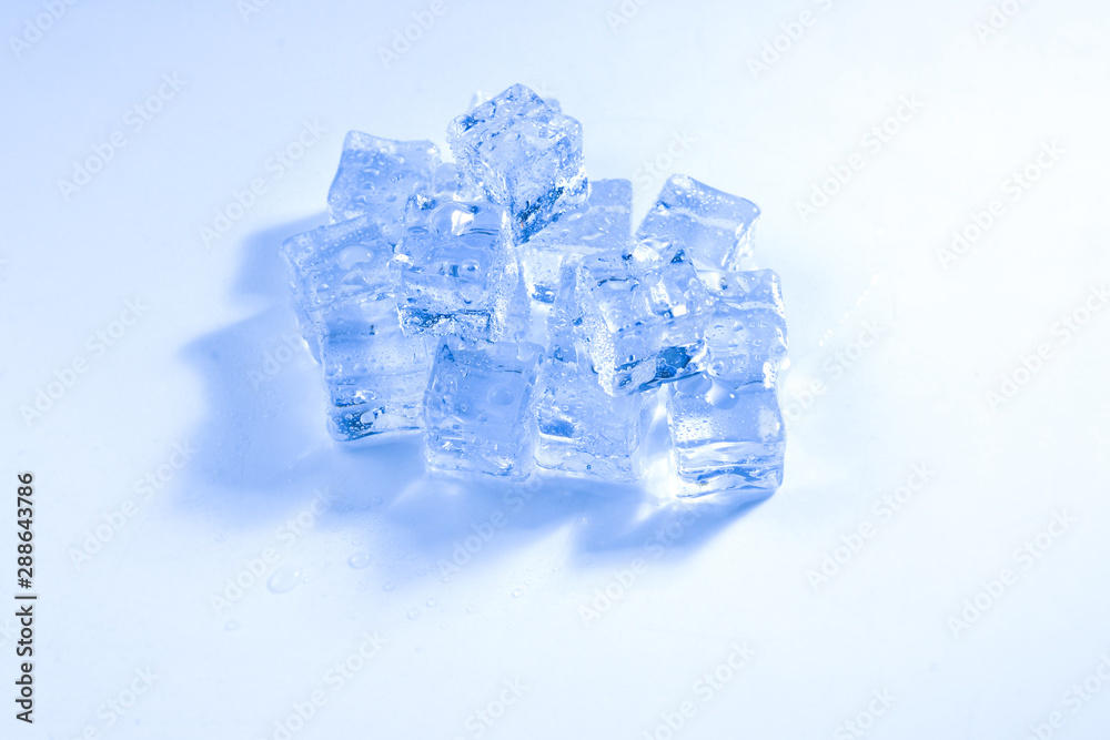 Ice crystal cubes, space for text or design. Ice crystal cubes, space for text or design.