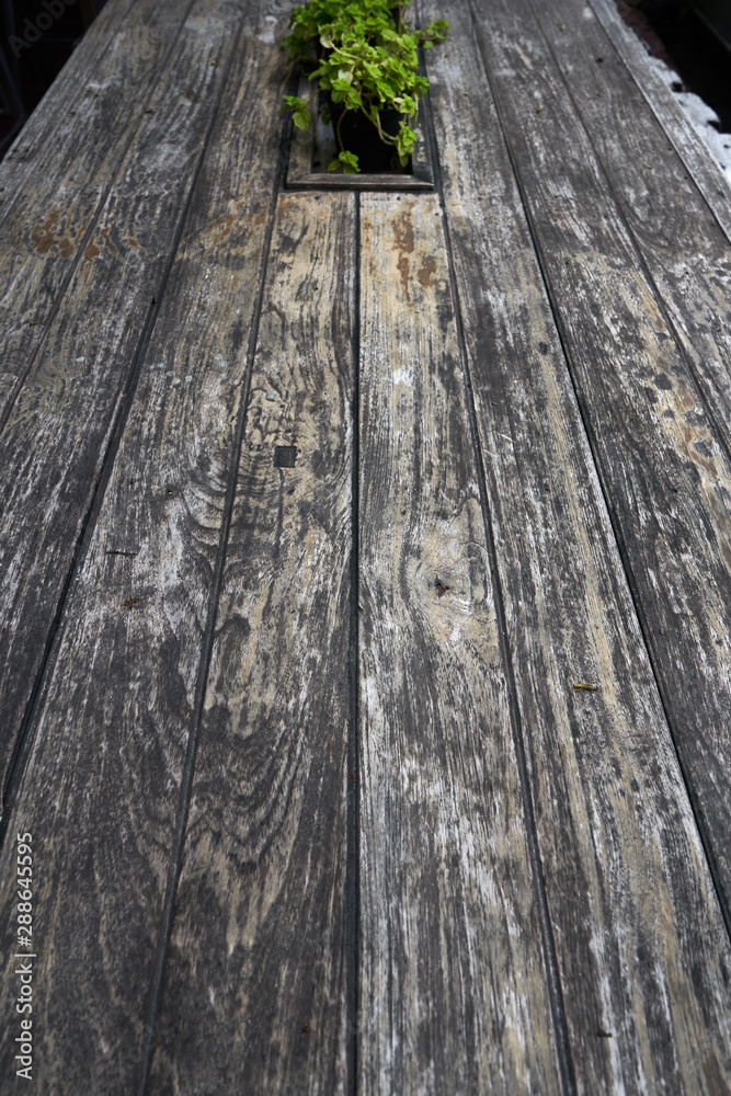 Textured effect frame with dirty grunged natural wooden plank Textured effect frame with dirty grunged natural wooden plank