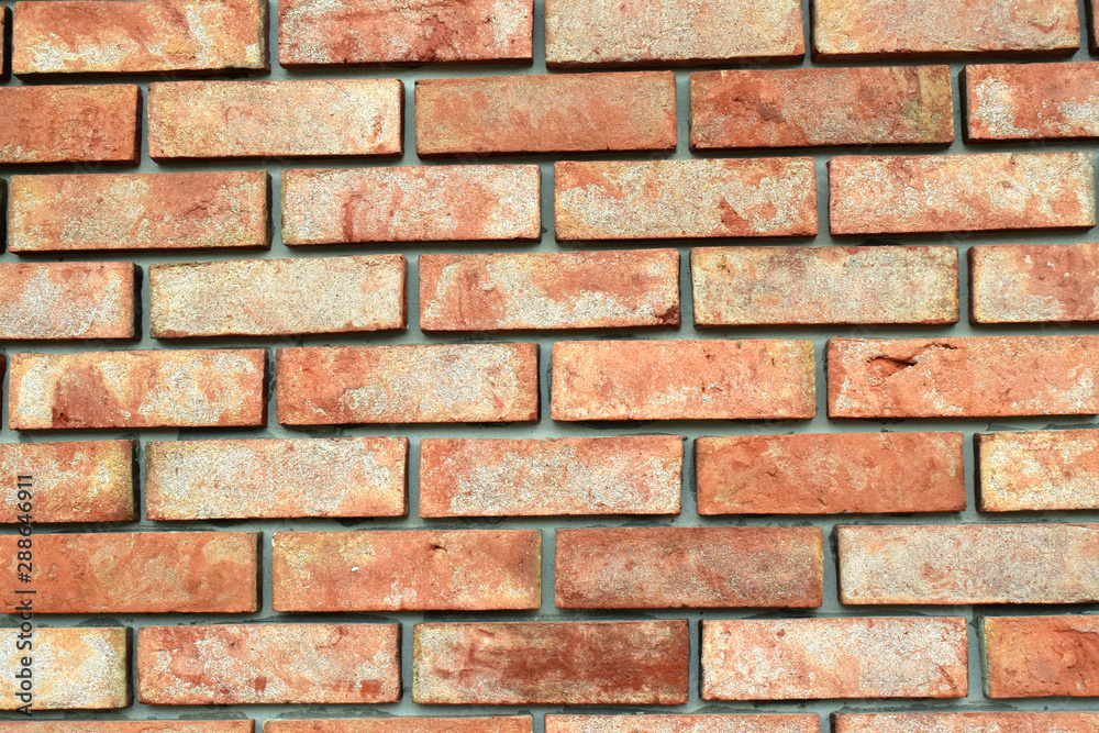 Obraz premium Brick wall and stucco Is an art that looks beautiful and immortal that has always been popular