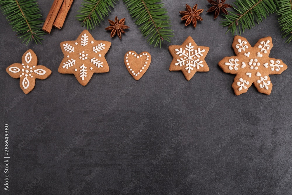 Gingerbread cookies. Gingerbread cookies.