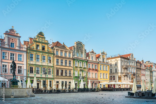POZNAN, POLAND - September 2, 2019: The Old Market Square (Stary Rynek) in Poznan, Poland