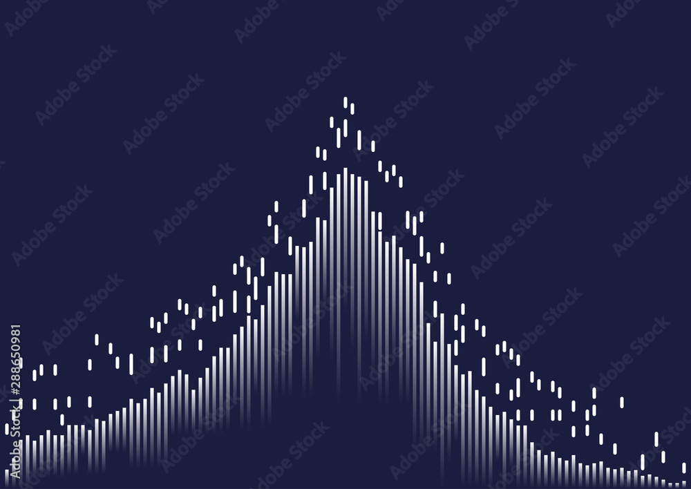 Naklejka premium Abstract background with lines. Lines composed of glowing backgrounds. Vector illustration.