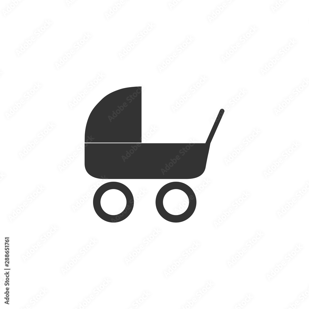 Baby, carriage, buggy, pram, stroller, wheel icon. Vector illustration, flat design. Baby, carriage, buggy, pram, stroller, wheel icon. Vector illustration, flat design.
