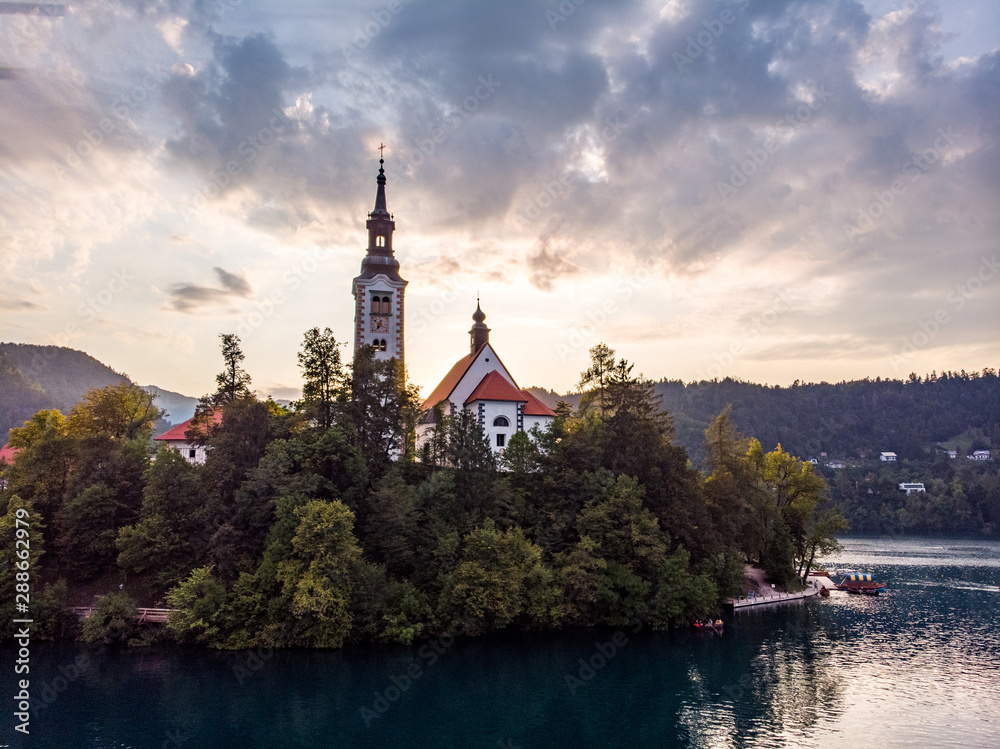 Bled Lake, Slovenia (Drone shots)