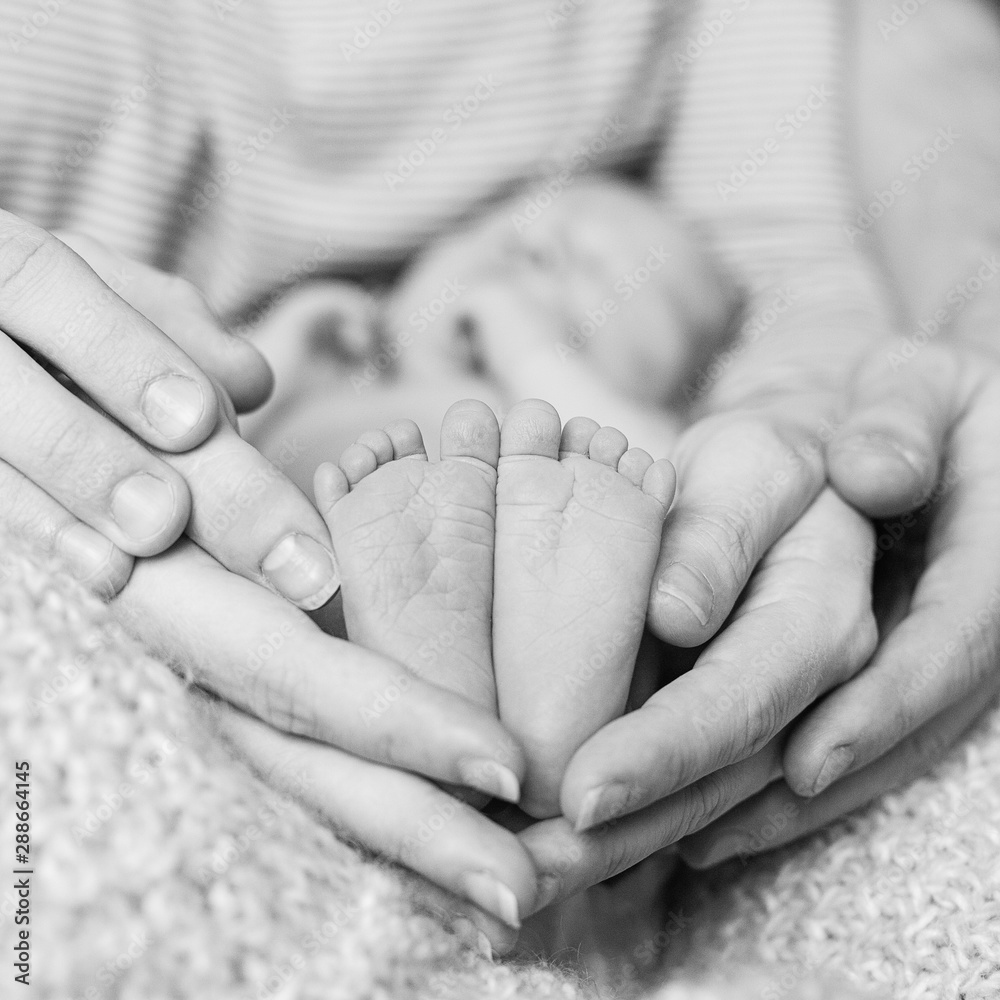 Baby foot stock photo. Image of life, happiness, domestic - 56746002