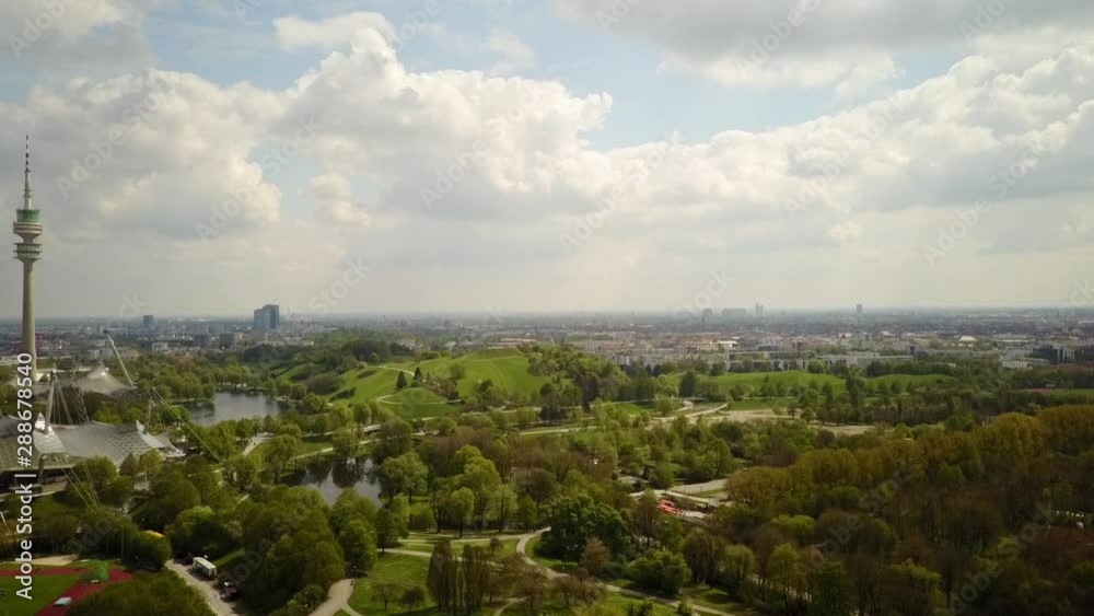 Olympiapark terrain in Munich, Germany