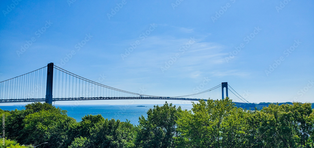 Verrazzano-Narrows bridge in Brooklyn, New York Verrazzano-Narrows bridge in Brooklyn, New York