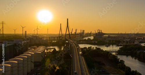 SunSet Köhlbrandbrücke