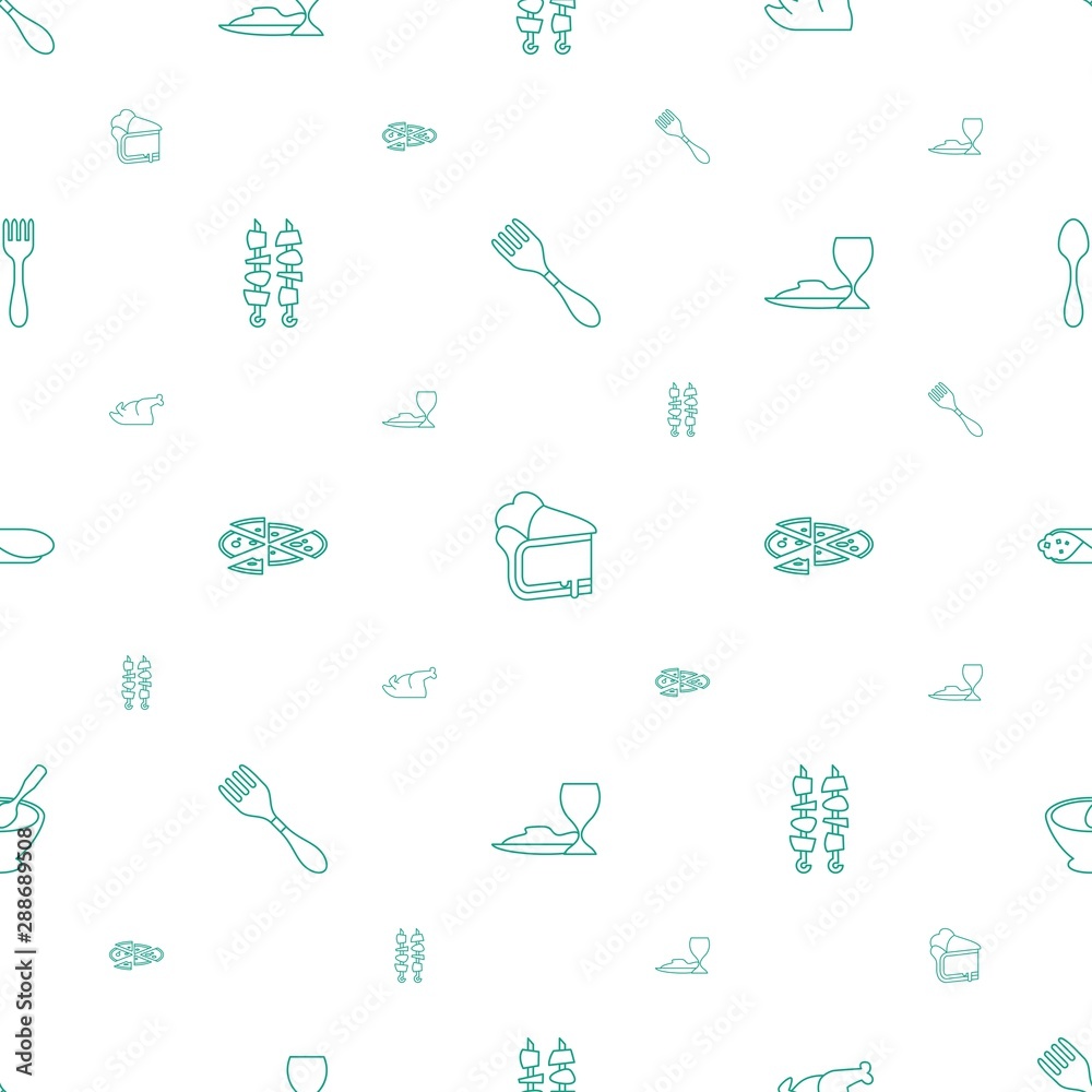 dinner icons pattern seamless white background dinner icons pattern seamless white background