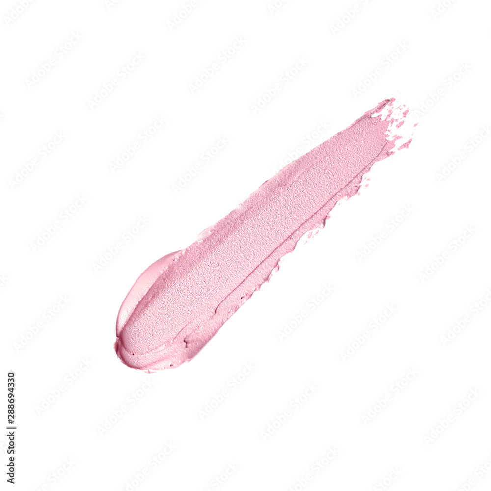 Makeup smudge textured isolated on white background Makeup smudge textured isolated on white background