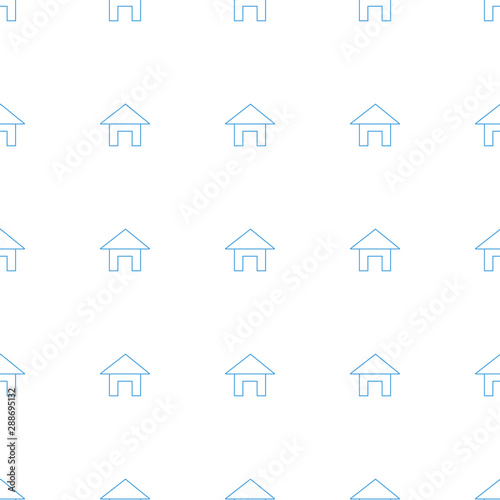home icon pattern seamless white background