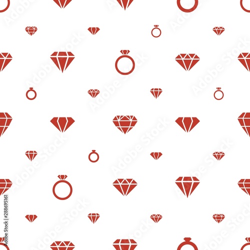 carat icons pattern seamless white background