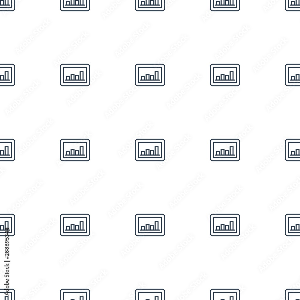 graph icon pattern seamless white background graph icon pattern seamless white background
