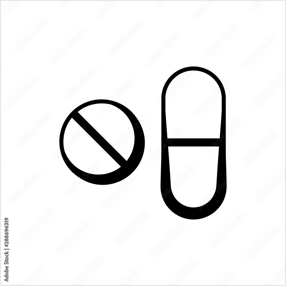 Capsule Pills Icon Capsule Pills Icon