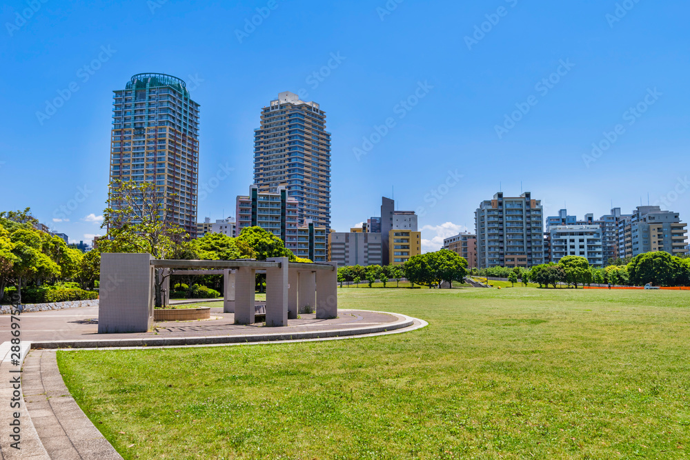 Obraz premium 幕張海浜公園の風景